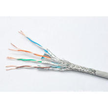 CAT6A blindado de alta velocidade cabo de Ethernet interior / exterior SFTP com jaqueta LSZH